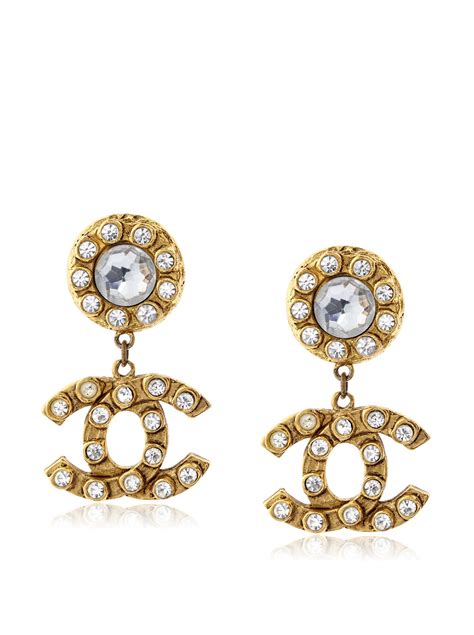 chanel logo earrings india|chanel earrings spelled out price.